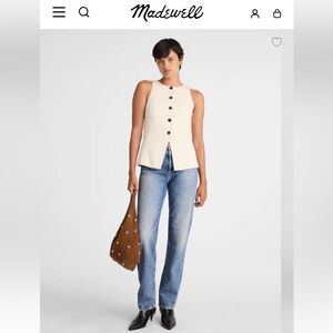 Like New! Madewell Light Blue Straight Leg Jeans